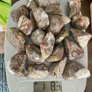 agate crystal stones natural rock tumbled